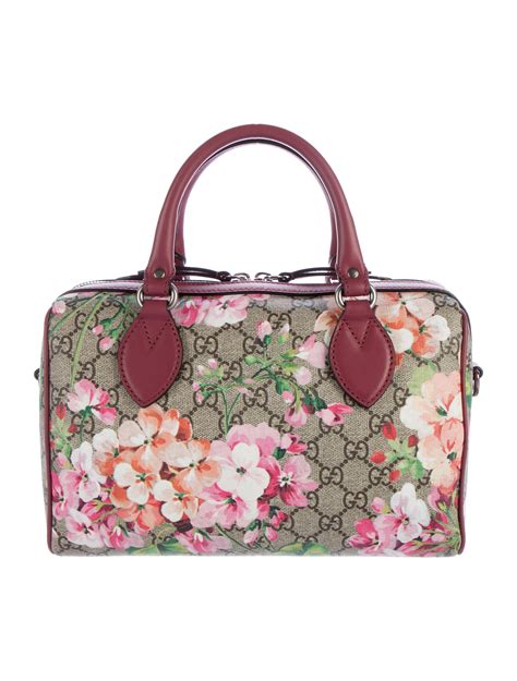 gucci gg blooms boston bag|gucci bloom tote bag.